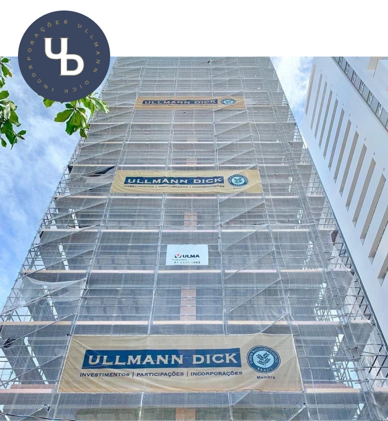 Prédio em construção pela Ullmann Dick Incorporações